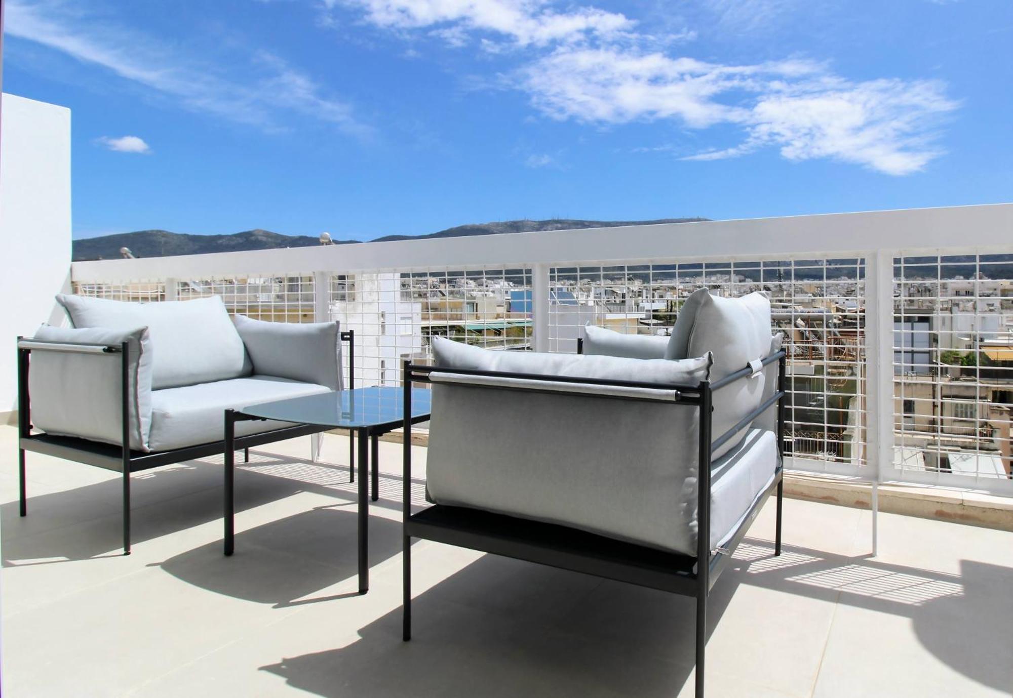 Beautiful And Cosy Rooftop Studio - Fantastic View, Next To Athens Tower Экстерьер фото